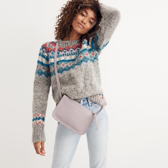 Madewell Handbags - Madewell The Simple Crossbody Bag in Violet Dusk